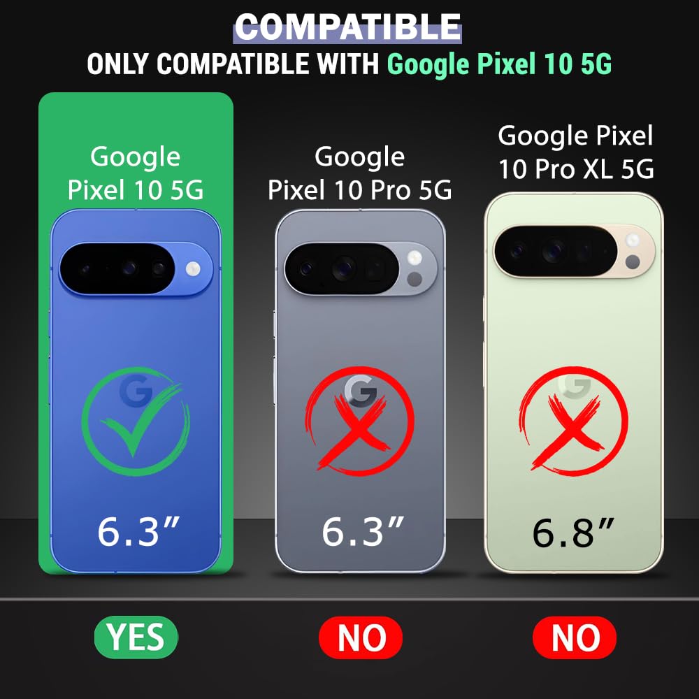 TheGiftKart Hybrid Matte Frosted Translucent Back Cover Case for Pixel 10 Compatible with MagSafe | Shockproof Design | Camera Protection Module | Hard Case Cover (PC & TPU, Frost Black) — Amazon image 2