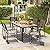 Homall 7 Pieces Patio Dining Set Outdoor Furniture with 6 Stackable Textilene Chairs and Large Table for Yard, Garden, Porch and Poolside, Beige