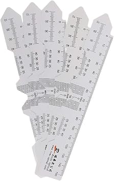 (5pcs) Plastic Pupil Distance Meter Eye Ophthalmic Tool,Optical PD Ruler, New Soft Ruler