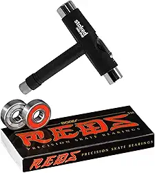 Bones Reds Rolamentos de Skate Pacote com 8 [Para Skates, Longboards, Scooters, Spinners]