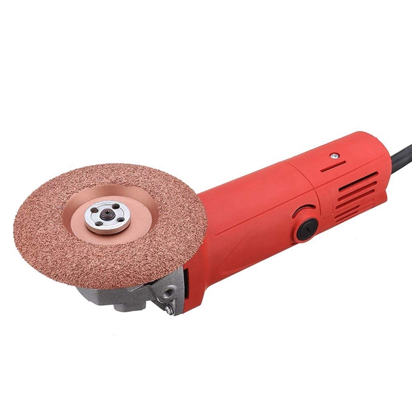 Lijas Para Lijadora 125 mm Diámetro 22 mm Diámetro de talla de madera Disc amoladora angular del disco de carburo de tungsteno Shaping plato de madera Shaping disco (30 Grit)
