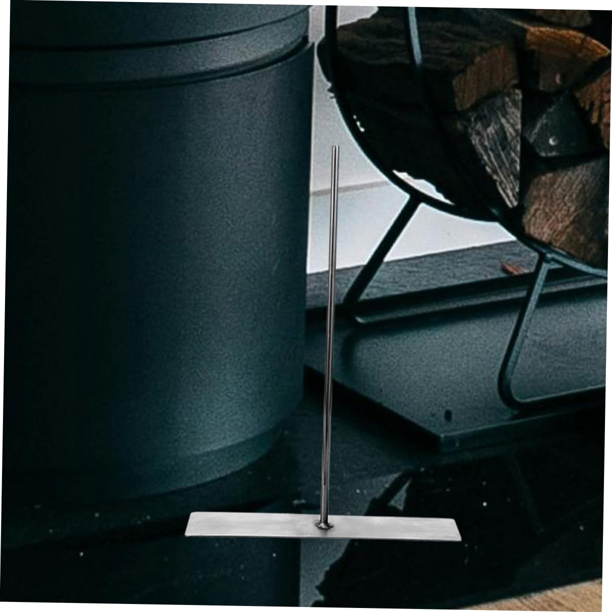 balacoo Bench Ash Remover BBQ Cleanup Rake Coal Ash Shovel for Easy Oven Removal