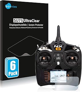 Bedifol 6X Savvies Ultra-Clear Screen Protector for Spektrum NX8, accurately Fitting - Simple Assembly - Residue-Free Removal