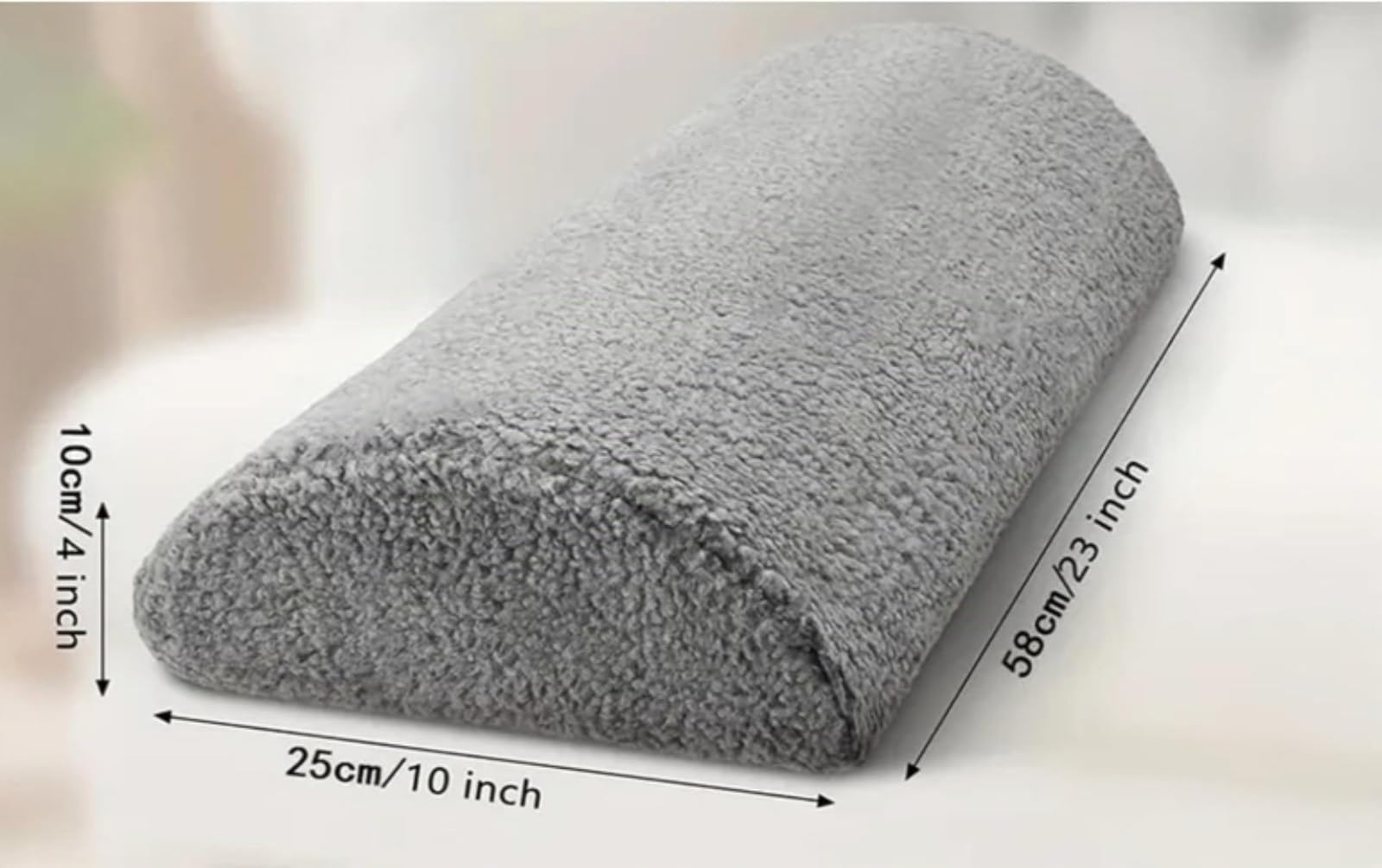 Genérico Cojín de pies para sillón Relax – Cojín para Pies De Reclinable, Reposapiés Mullido para sofá | de Confort con Memoria de Forma para elevar los, sofá, Cama y sillón