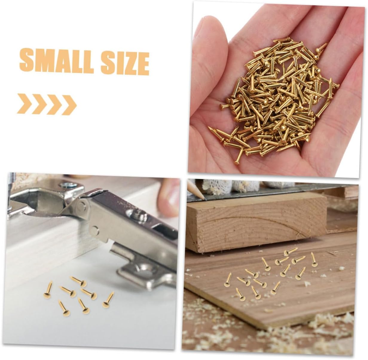 Copper 100pcs Head round Nails Repair for Furniture and Work