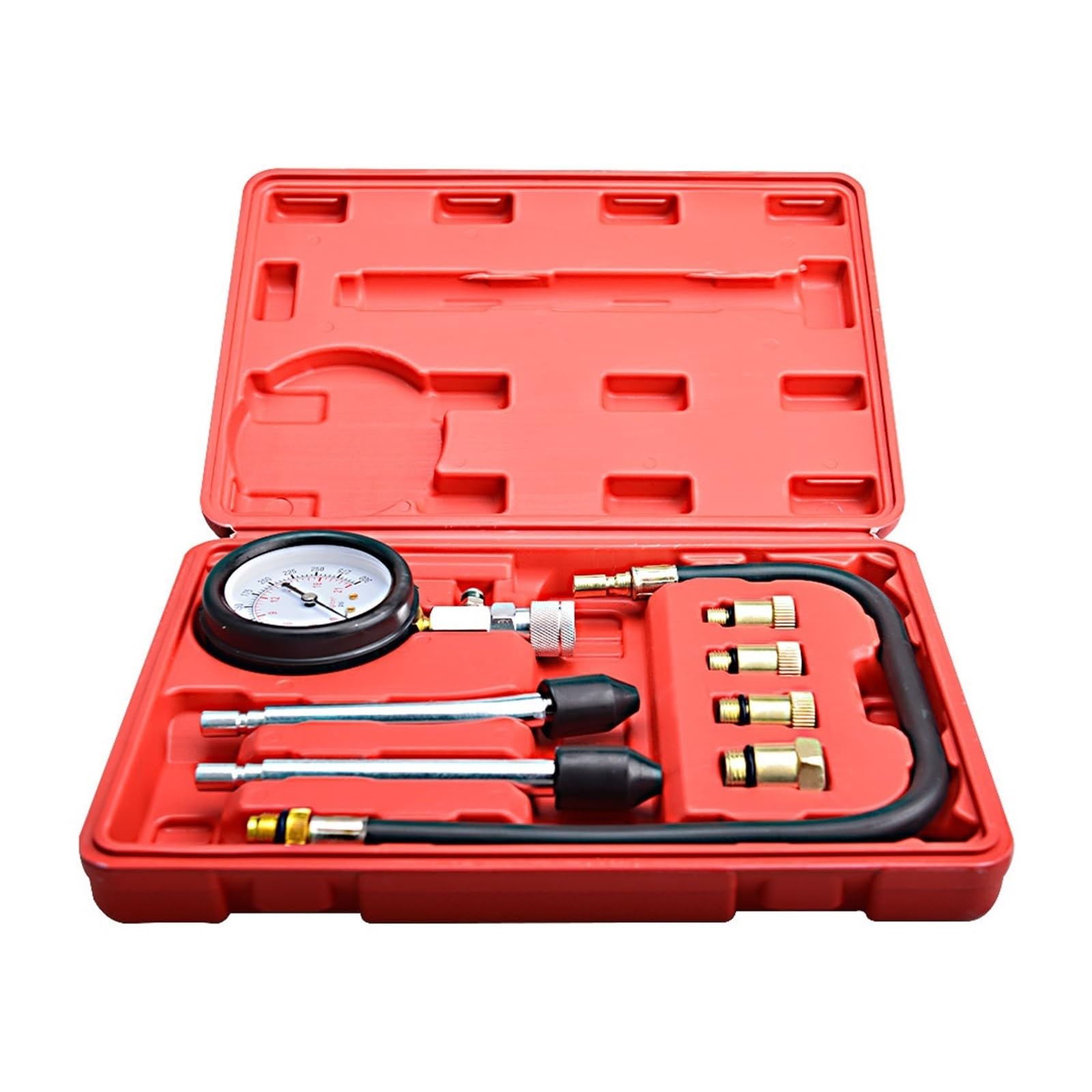 Tester di Compressione del Motore A Benzina Manometro for Auto Misuratore Cilindro A Gas A Automatico Abbastanza Accurato