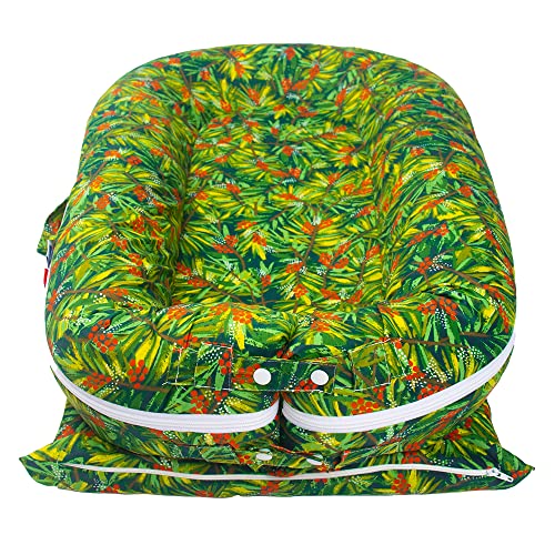 Image of MEXXI Baby Lounger Replacement Cover | Premium Quality Extra Cover | Hypoallergenic | [Fits Dockatot Deluxe+ Docks] (Cover Only) (Jungle)