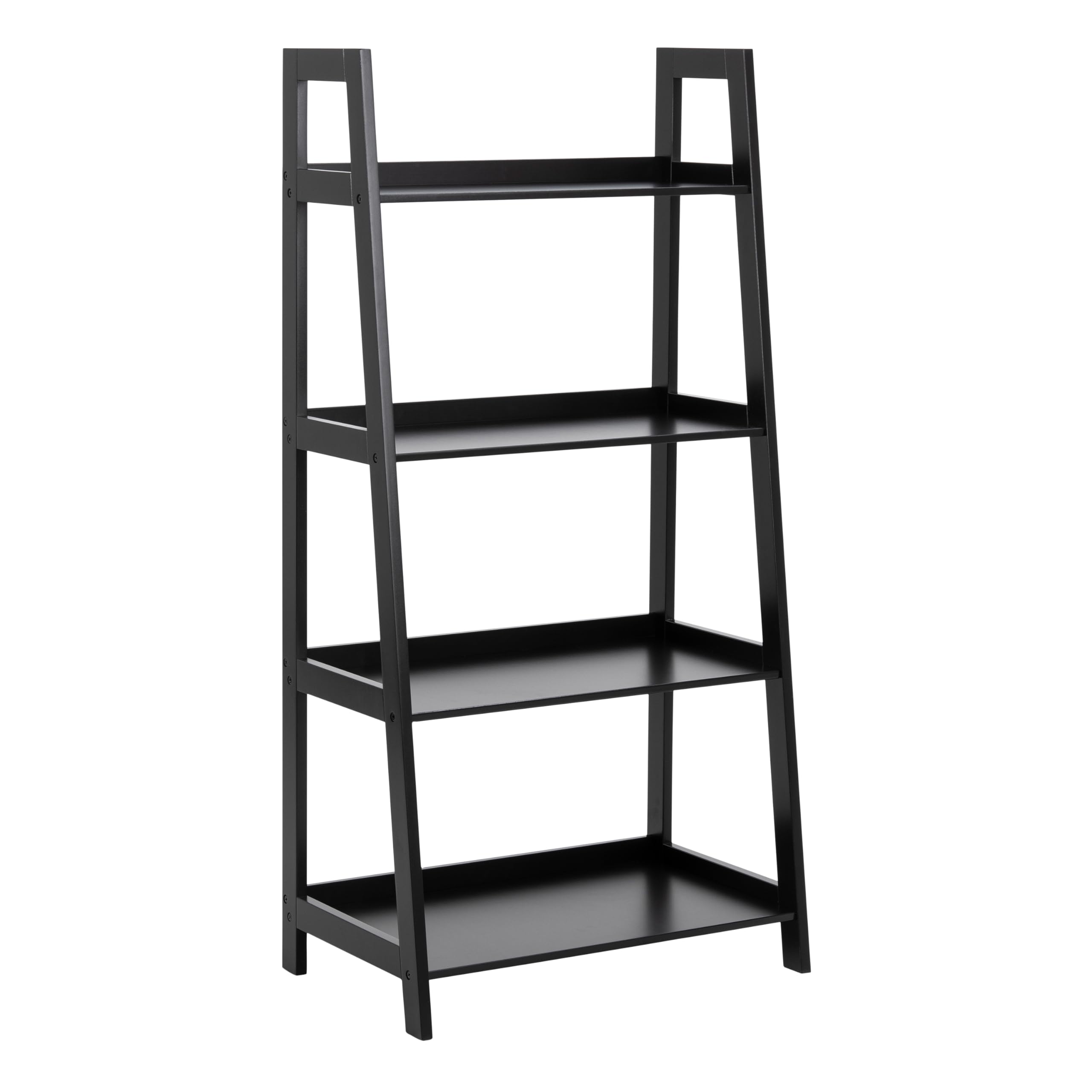 Furniture To Go | Wally Bookcase with 4 Shelves in Black