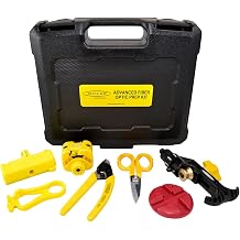Miller Advanced Fiber-Optic Tool Kit, Hard Plastic Case with EVA Foam Lining, Portable Set for Professional Electricians, Technicians, and Installers