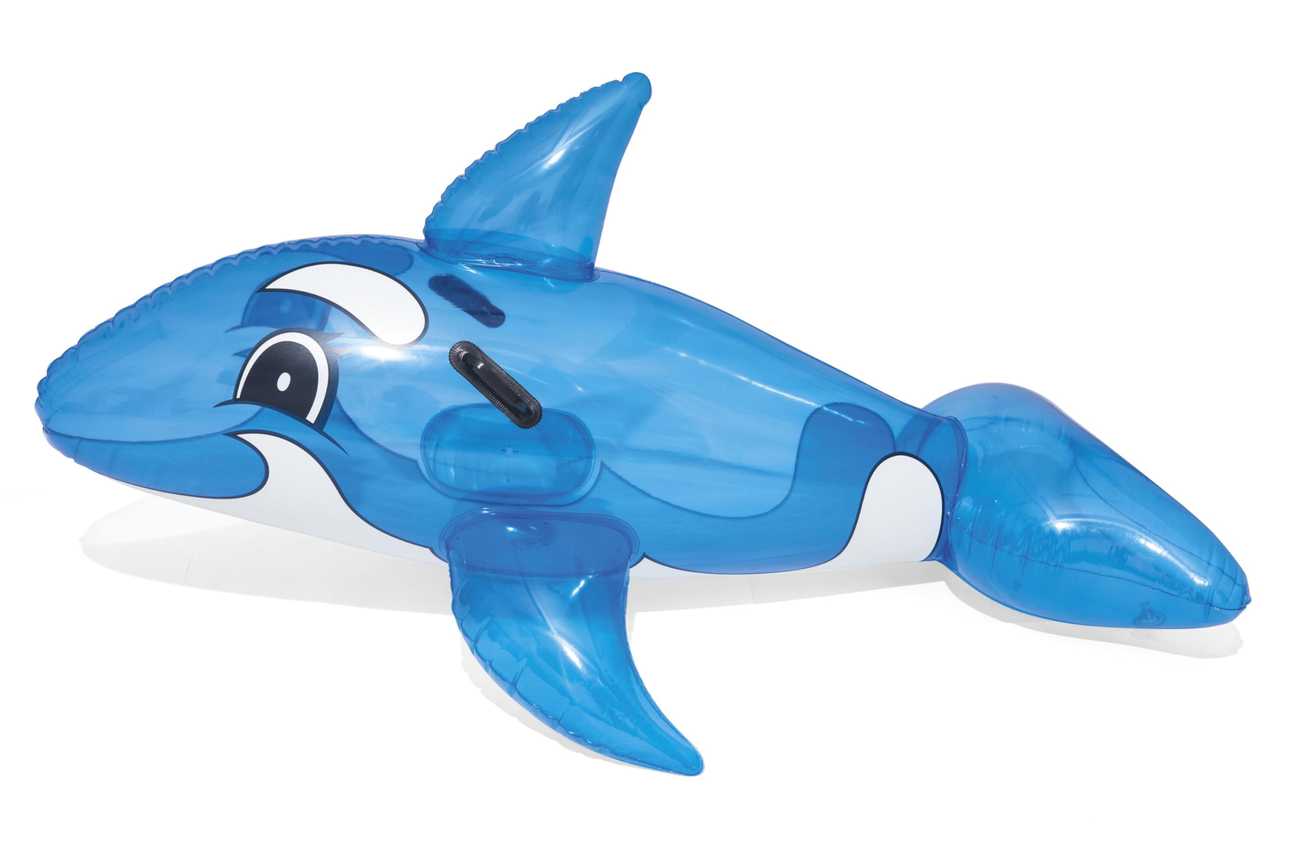 Bestway Blue Whale Pool Float, Kids Inflatable Ride-On with Handles, Swimming Pool and Beach Toy - Image 2