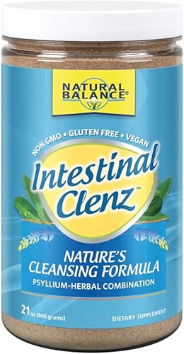Natural Balance Intestinal Clenz, combinación de hierbas de psyllium, 21 onzas