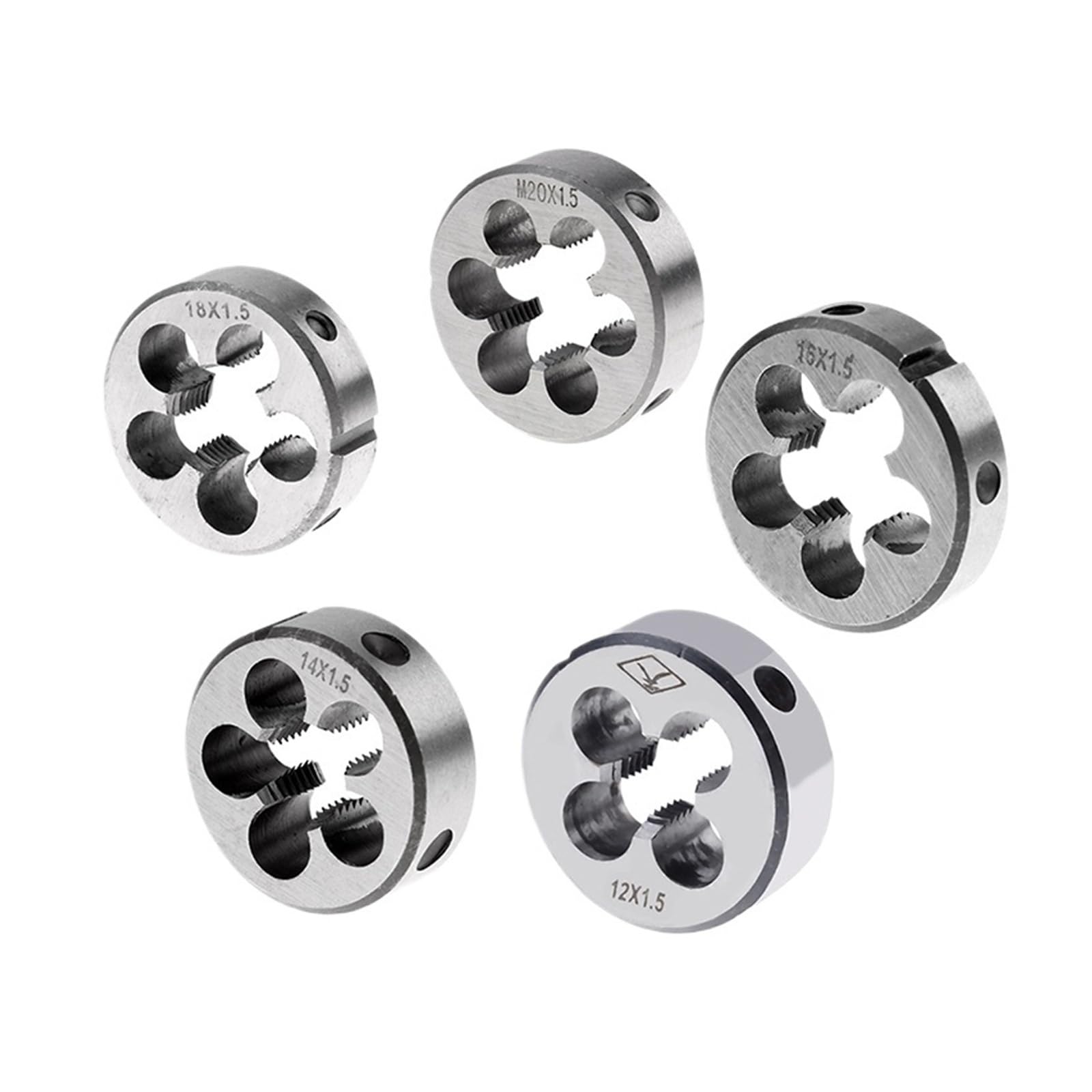 1PCS M12 M14 M16 M18 M20 HSS Machine Right Hand Screw Thread Metric Plug Tap & Round Die(M20)
