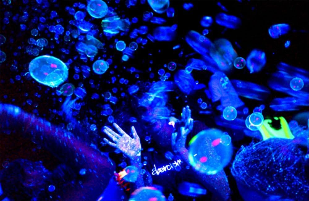 Tekno TB350B Glowing Bubble Fluid-Blue (Half Gal) Bubble Machine Fluid