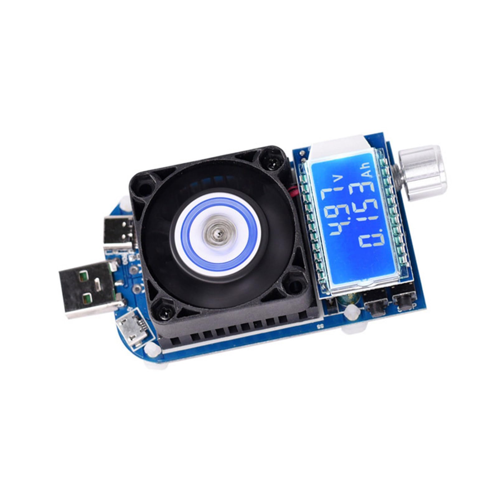 Tsophreniq Advanced USB Load Detecting Electronic Resistance Tester 4A 25W / 5A 35W Output Testing LCD Display Resistance