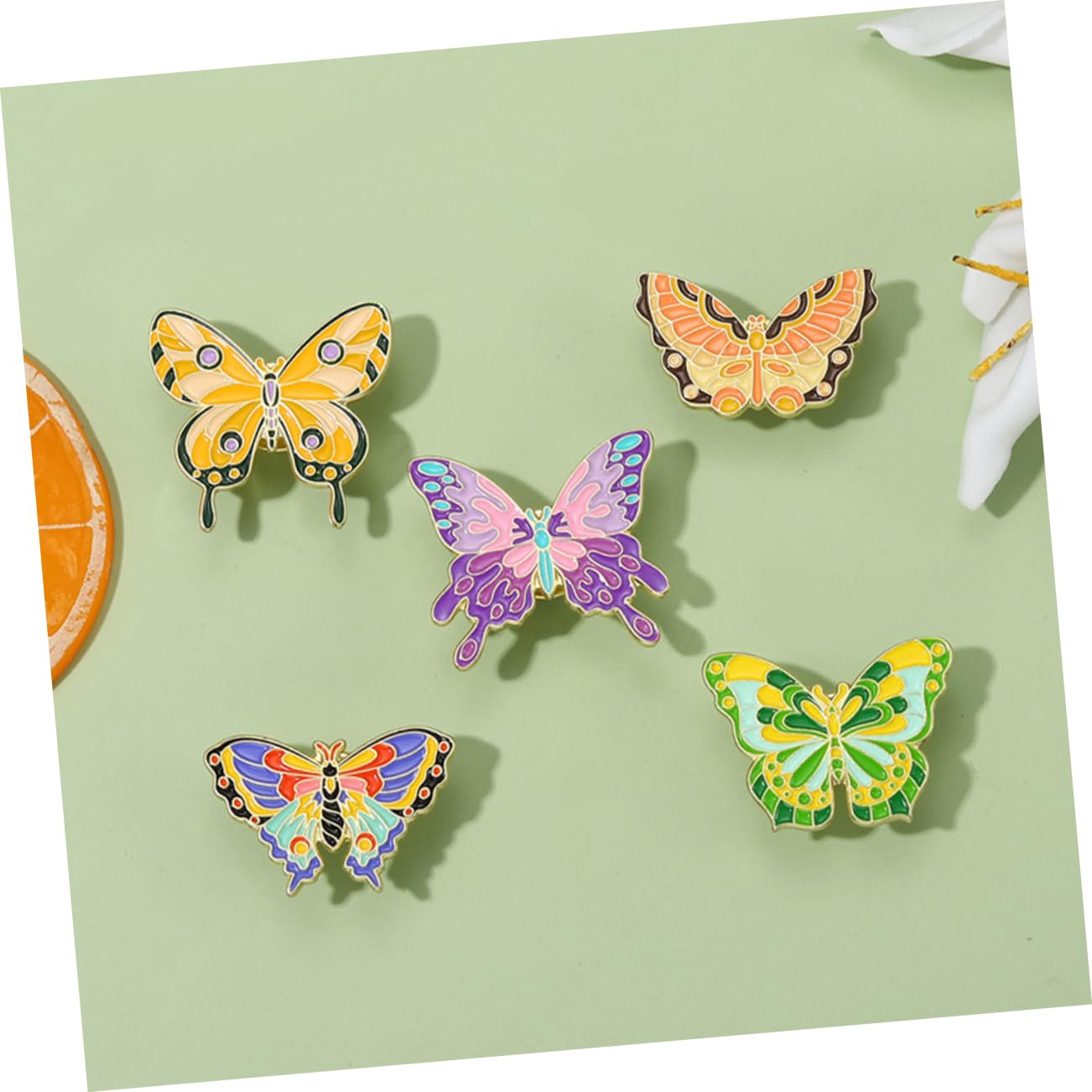Healeved Broschen Set Für Damen Teiliges Anstecknadeln Schmuckset Kreative Emaille Broschen Für Partys Hochzeiten Freizeit Kleidung Accessoires