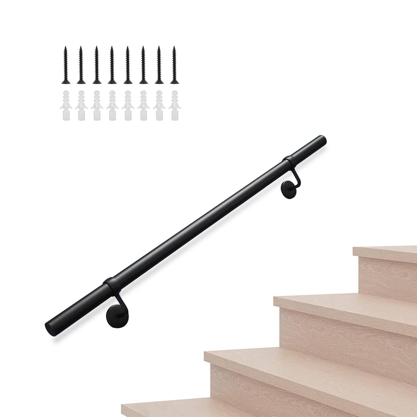 Main courante d'escalier extérieure pour sécuriser les marches de jardin