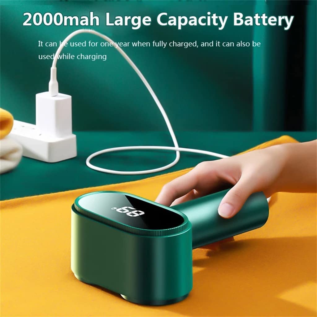 Removedor eléctrico de pelusas para máquina de carrete de ropa, pantalla digital, recortadora de bolas de pelo, afeitadora de ropa