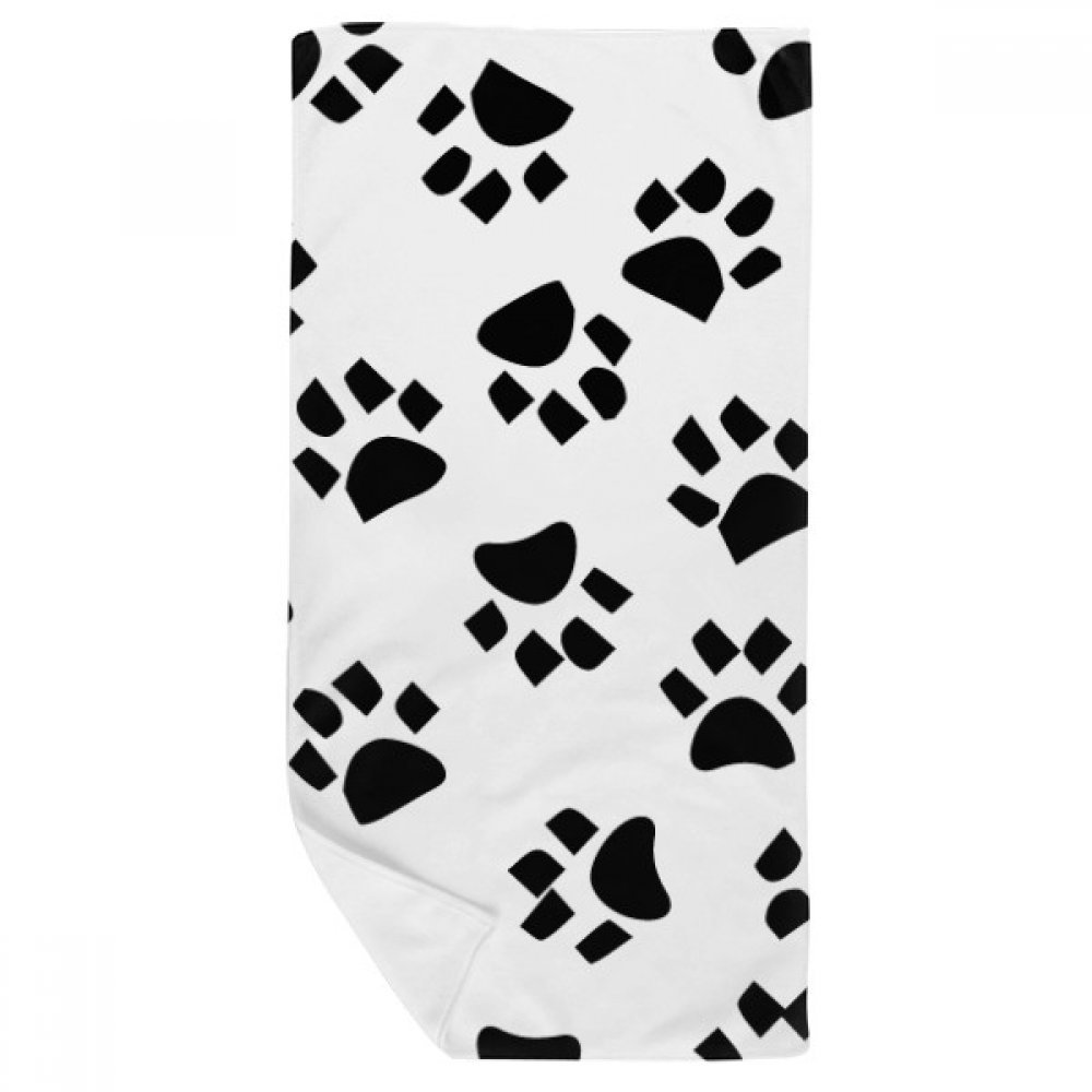 Serviette de bain douce motif chat absorbante 35x70cm