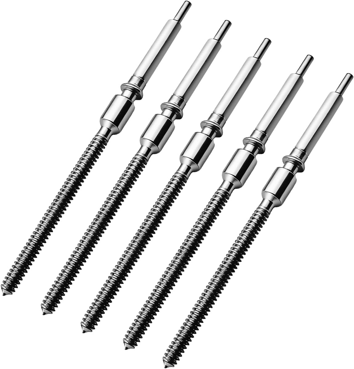 0.9mm Winding Stem Parts Replacement For Rolex 7751 7750 Watch Movement Repair Stainless Steel 5pcs