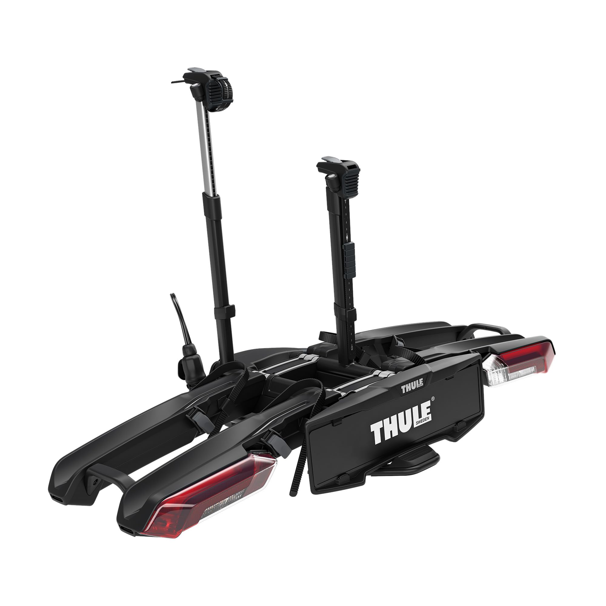 Thule Epos portabici da gancio traino con piattaforma per 3 bici pieghevole