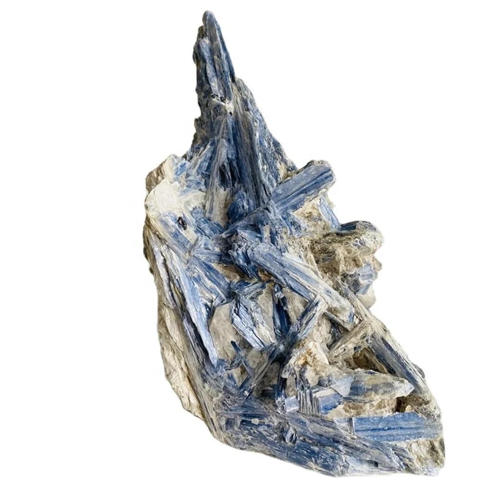 AARTERZZA 1pc 80-100g Crystal Stone Raw Gemstone Chip for Blue Calcite