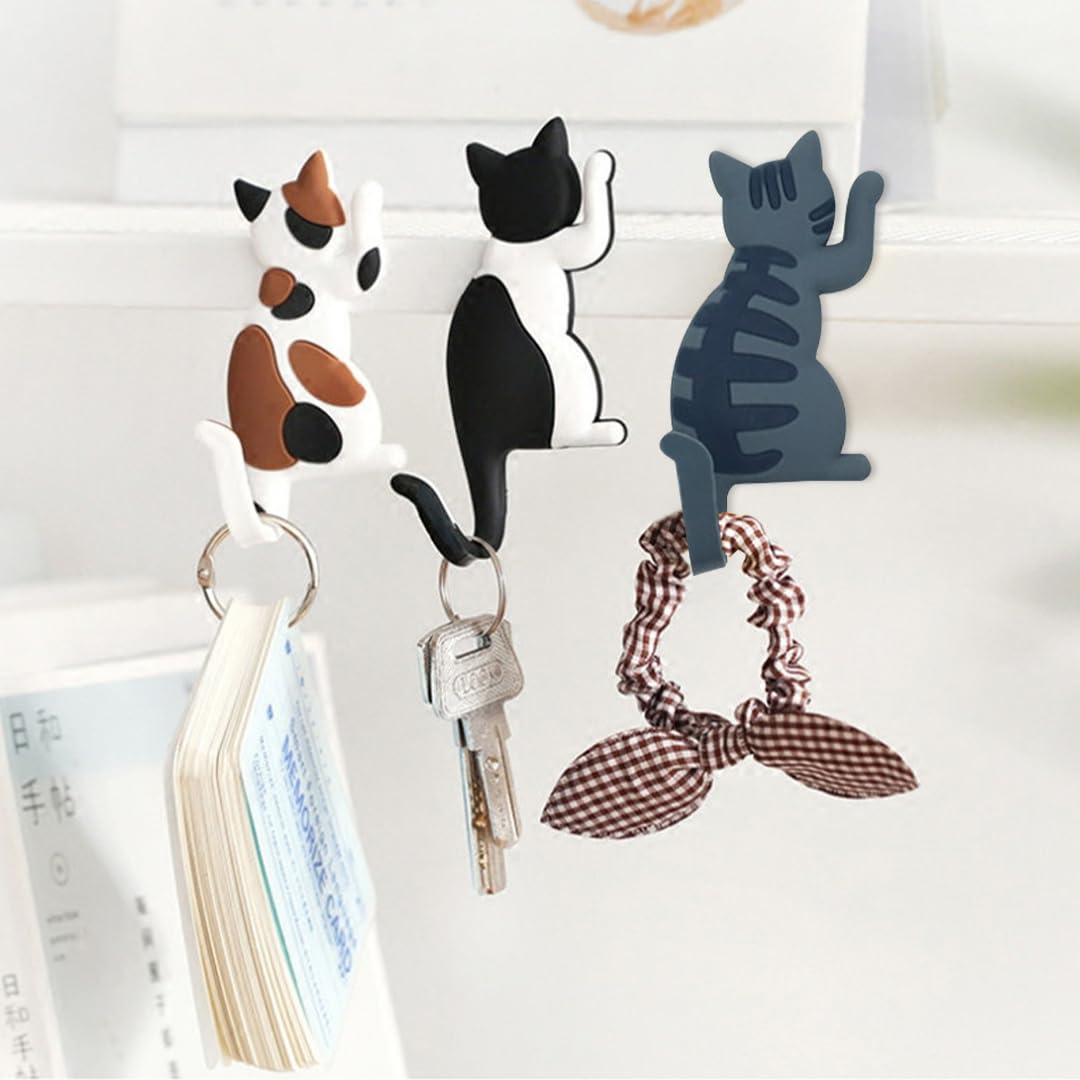 Amazon.co.jp: Zayookey 冷蔵庫マグネット 磁気 猫 キッチン 装飾