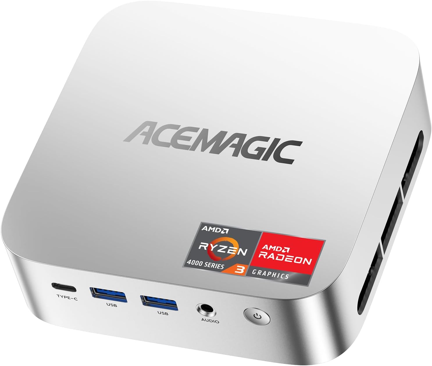 ACEMAGICIAN Kron Mini K1 Mini PC, AMD Ryzen 4300U (4C/4T, Fino a 3.7GHz),Win 11 Pro Mini Computer 16GB DDR4 RAM 1TB M.2 2280 SSD,AMD Radeon Graphics 1400MHz, BT5.2/WIFI 6 for Business