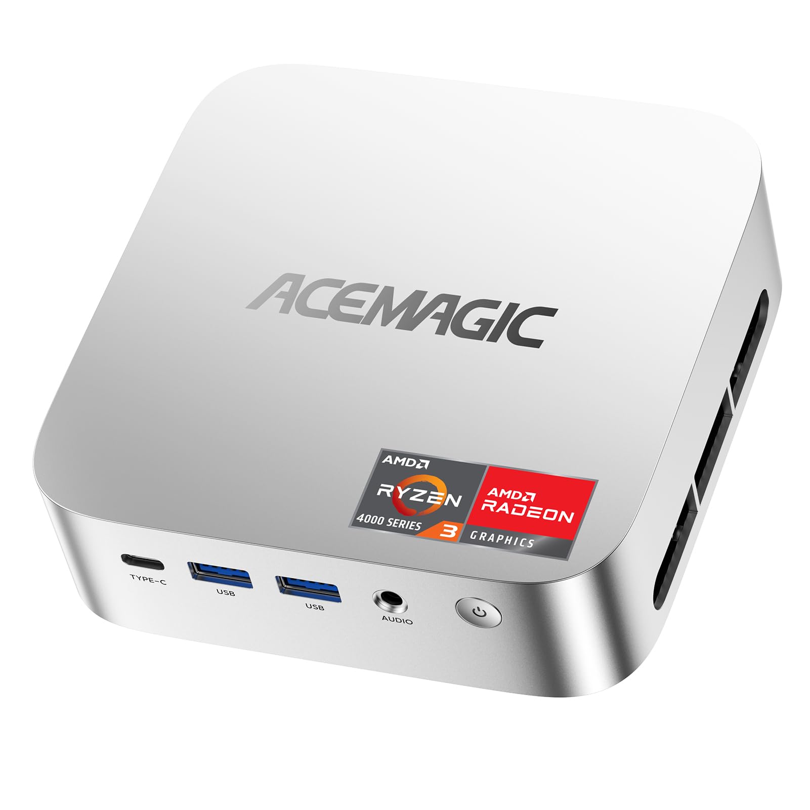 ACEMAGICIAN Kron K1 Smallest Mini PC Windows 11 Pro,AMD Ryzen 4300U (up to 3.7 GHz), 16GB RAM/512GB M.2 SSD, Mini Office Desktop PC, Support 4K@60Hz Display/AMD Radeon Graphics/5G WiFi/BT 4.2/USB 3.2 — view 11