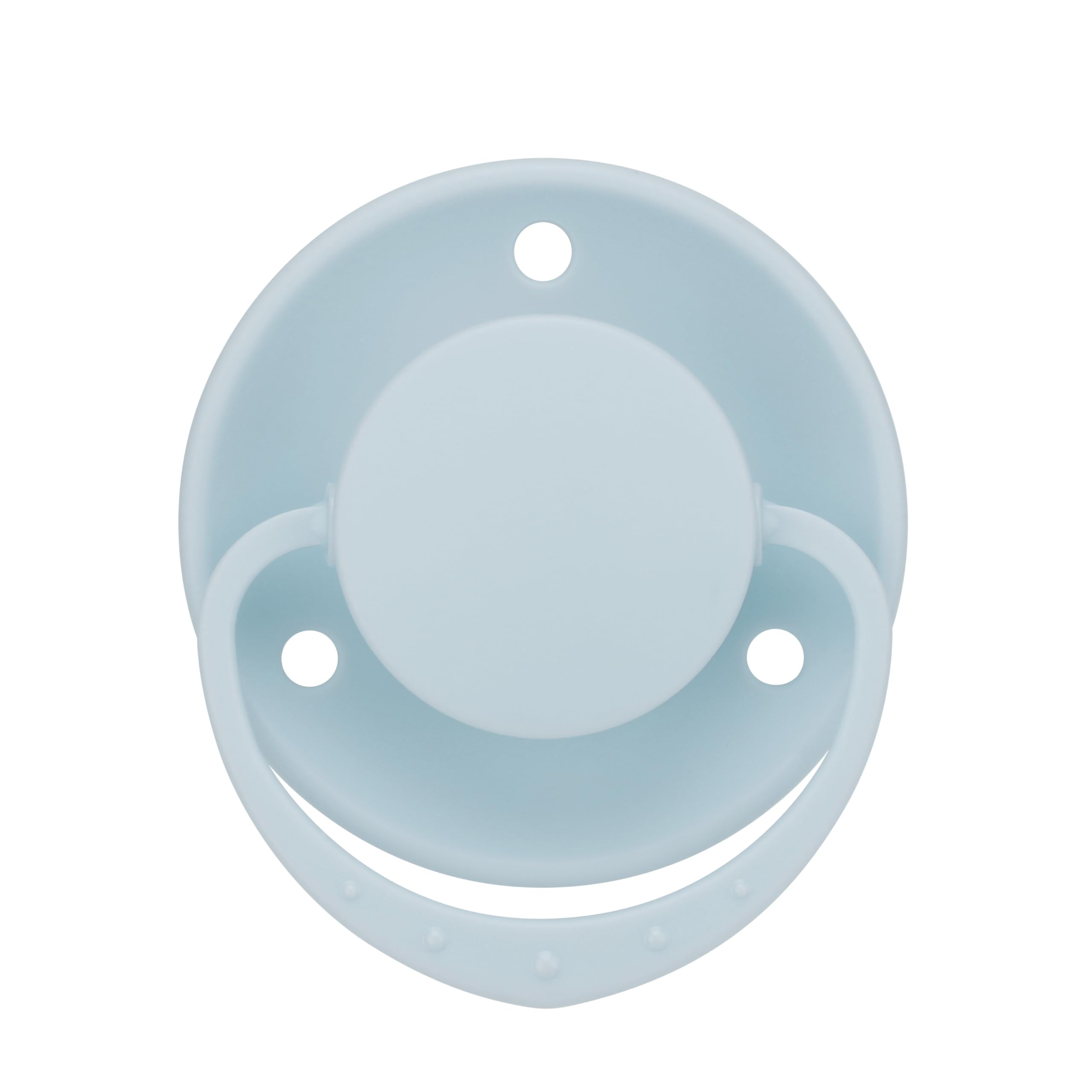 Somniumnight Adult Sized Pacifier for Anxiety: Silicone Round Paci Large Teat Replacement for Seleep - Stress Release Biny Taken Apart and Re-Assembled Gift Idea Light Blue
