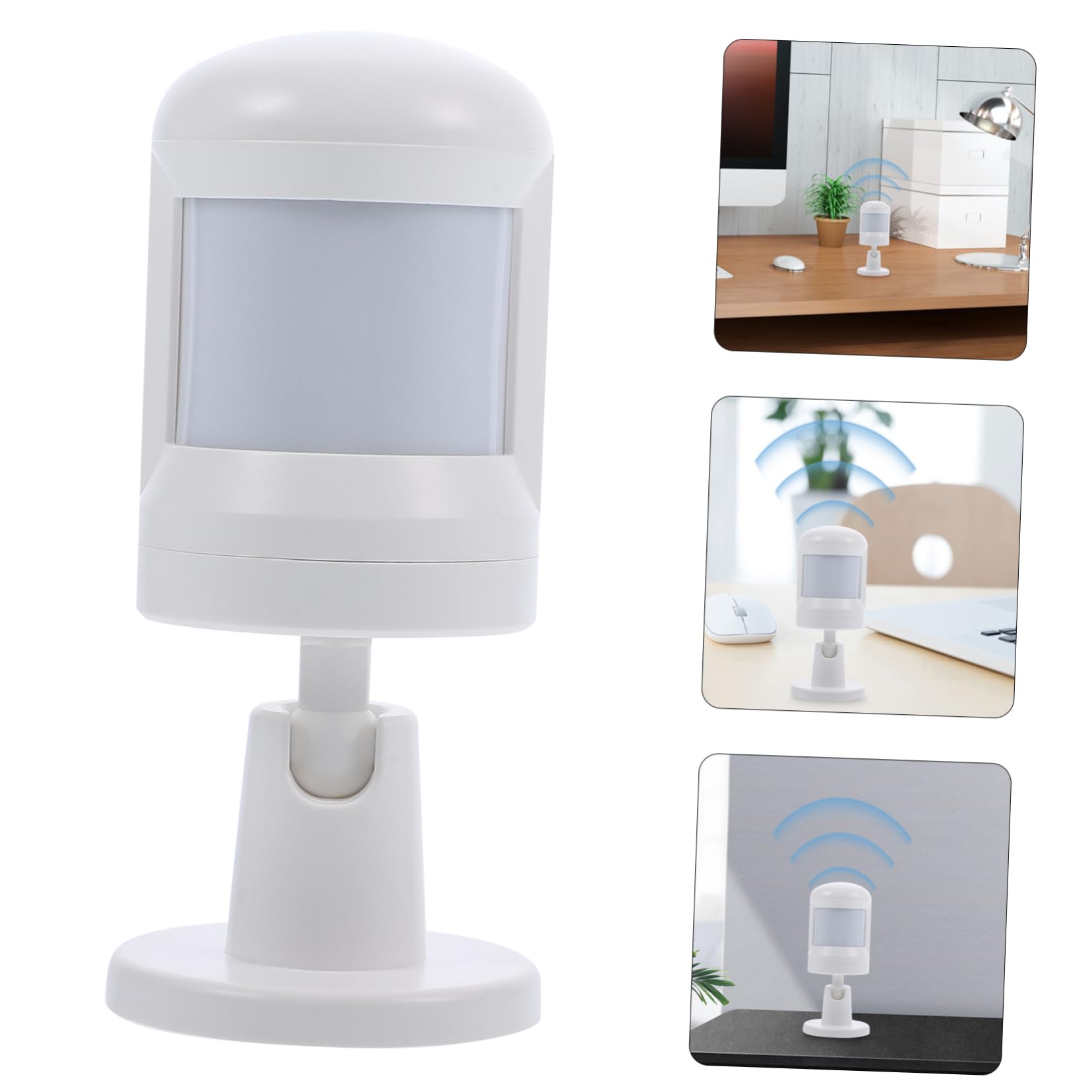 Uonlytech Sensore di Movimento Pir a Raggi Infrarossi ad Ampio Angolo, Notifica All’app, Compensazione Termica per Casa, 1 Pezzo