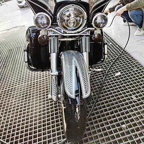 Image of 21-Inch Front Fender Fit for Harley Touring 1996-2023 | Unpainted Front Mudguard for 120 /R19 Tires, Fits Road King, Road Glide, Street Glide, Electra Glide and Custom Baggers
