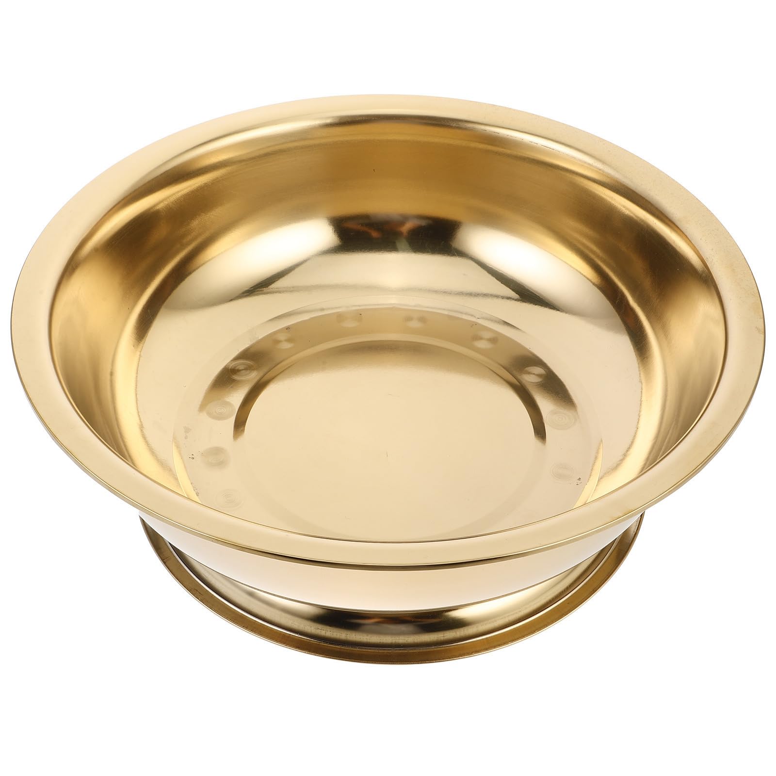 PLAFOPE Braciere Elegante e Funzionale Grande Capacità in Ferro Oro e Design Spazioso Versatile per Rituali Familiari e Patio
