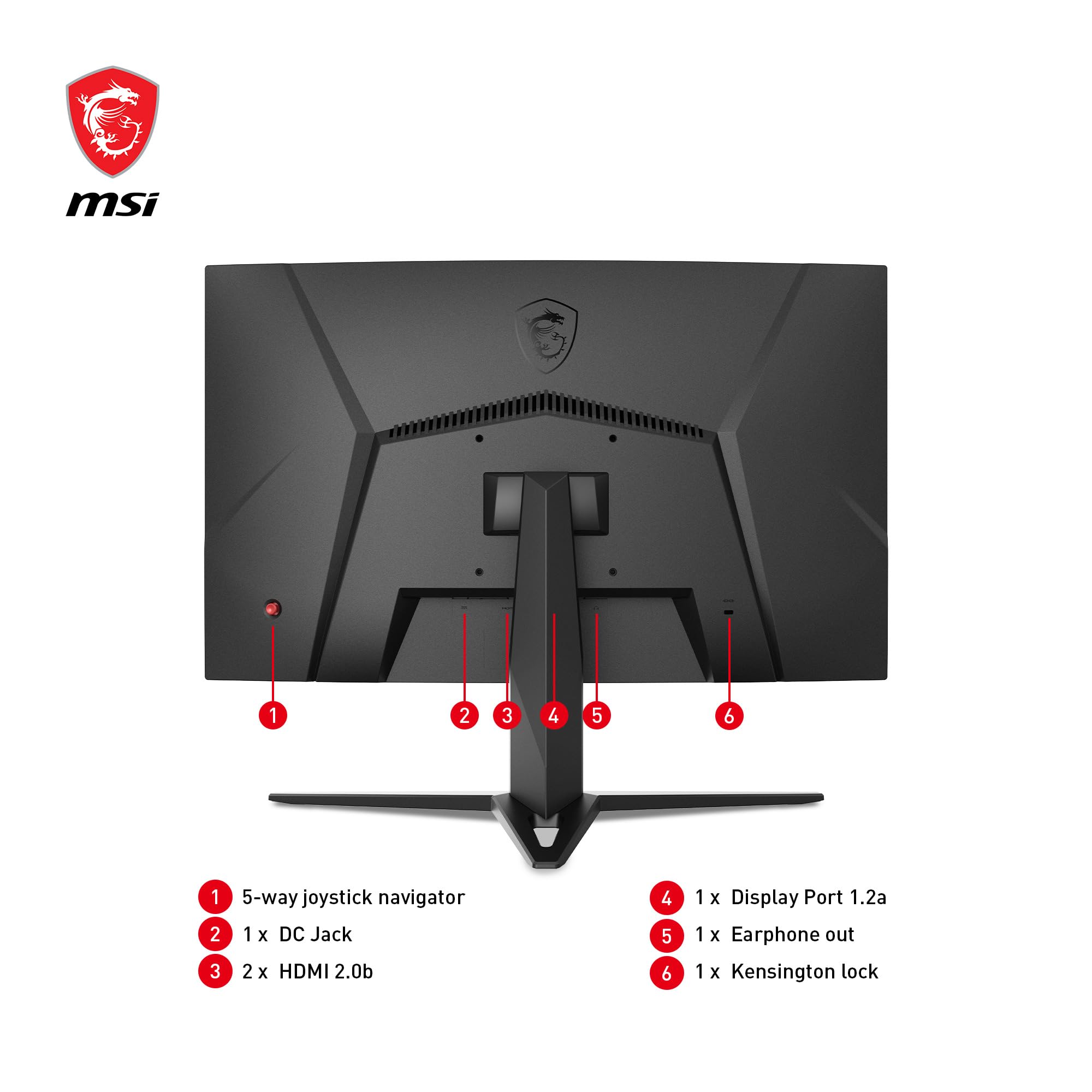 MSI G24C4 E2 24-Inch Full HD Curved Gaming Monitor - Professional