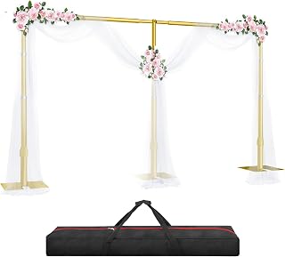 10x20ft Heavy Duty Pipe and Drape Backdrop Stand Kit -Gold