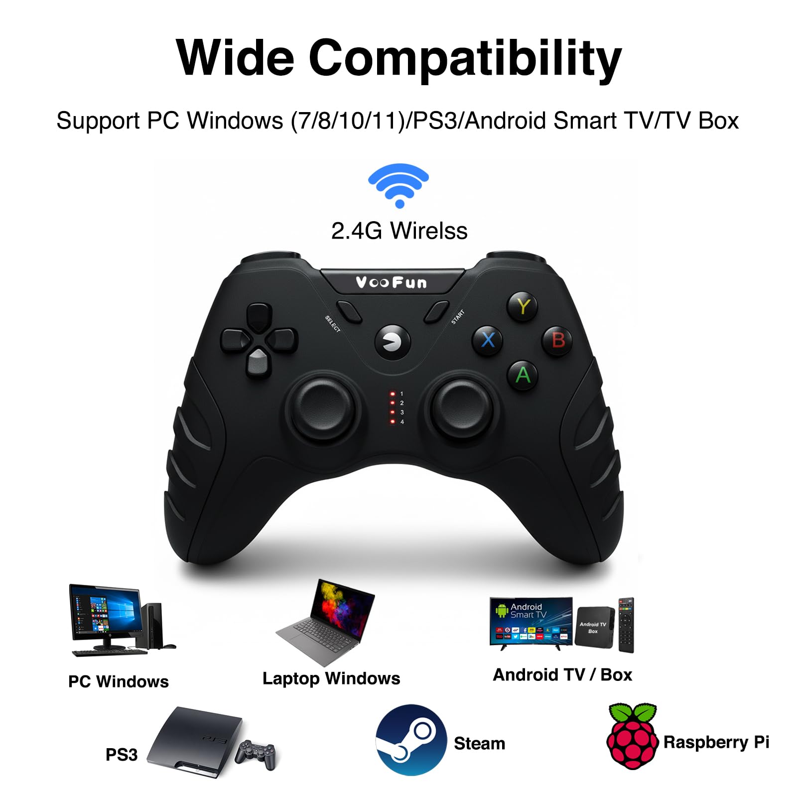 Windows XP/7/8/10 Gamepad Controlador De Jogos Para PC Laptop