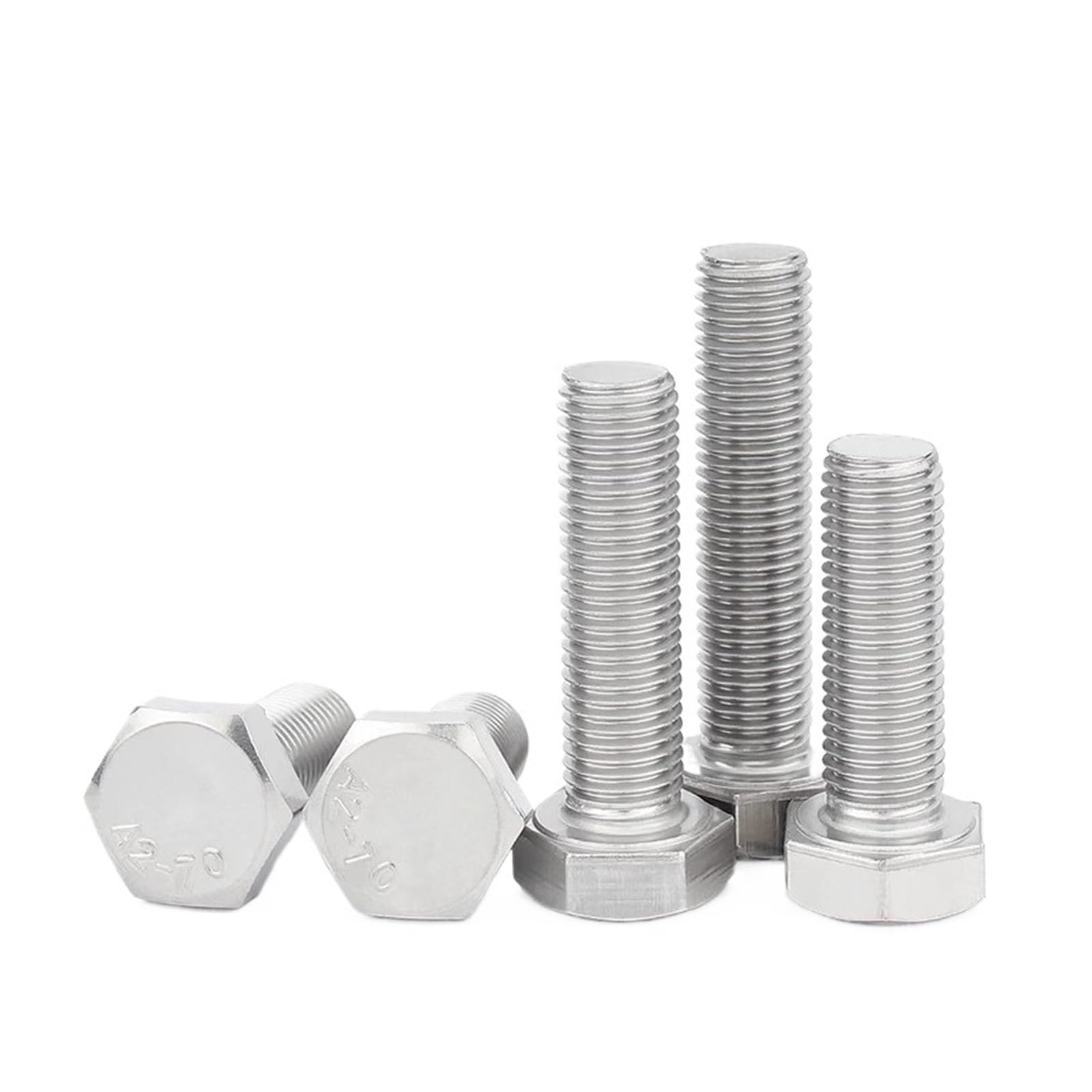 DeVow Fine Thread Outer Hex Head Screws M6 M8 M10 0.75mm 1.0mm 1.25mm Pitch(M6x0.75x40mm 10pcs)