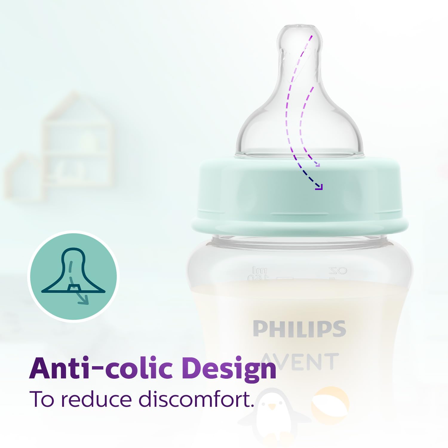 Philips Avent Grow Bottle Teat by Fratelli (0m+ Pack of 4) - Image 5 thumbnail