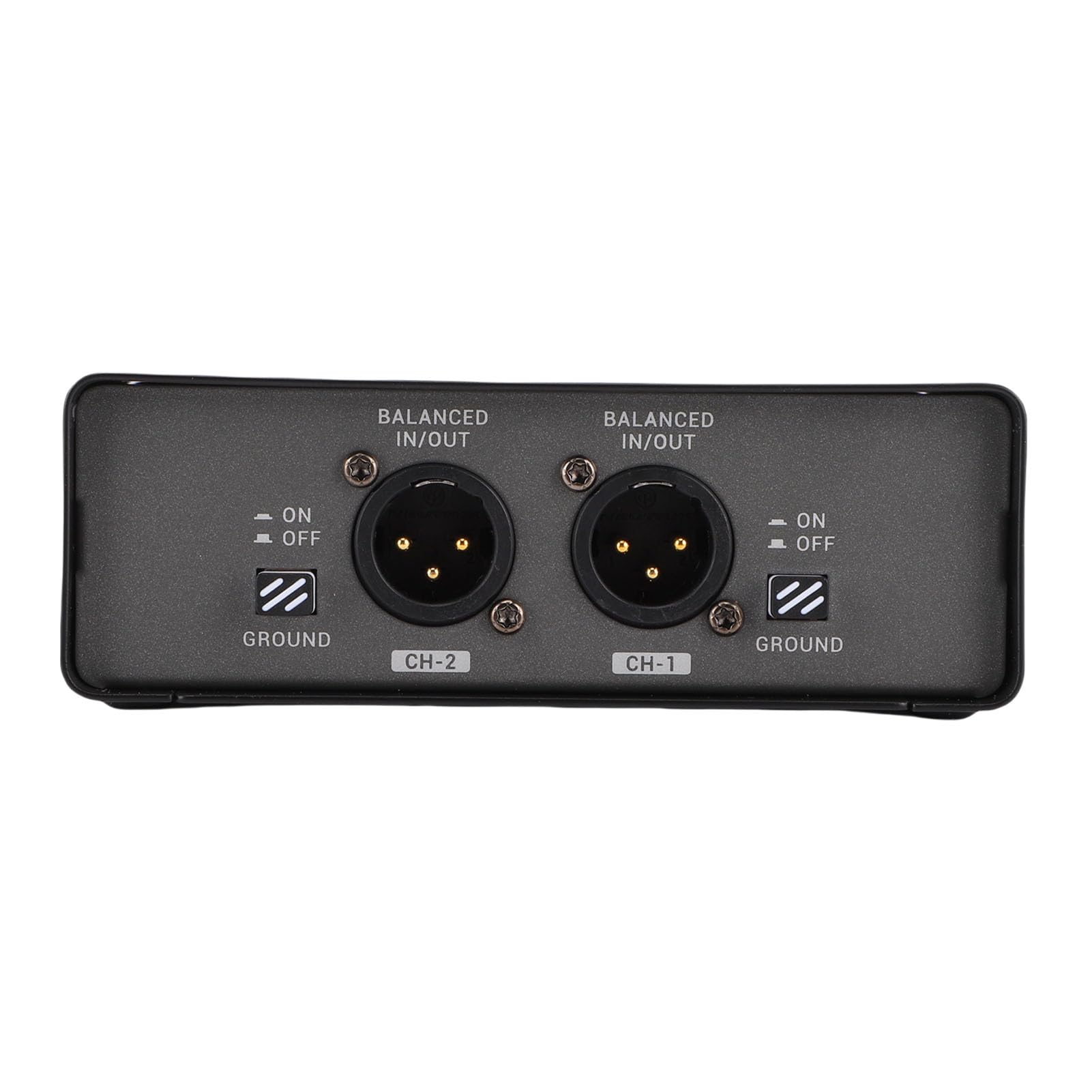 Cocoarm Isolatore del Loop di Massa, Filtro Antirumore a Doppio Canale, Eliminatore di Ronzii per Studio e per Veicoli con Ingressi XLR TRS