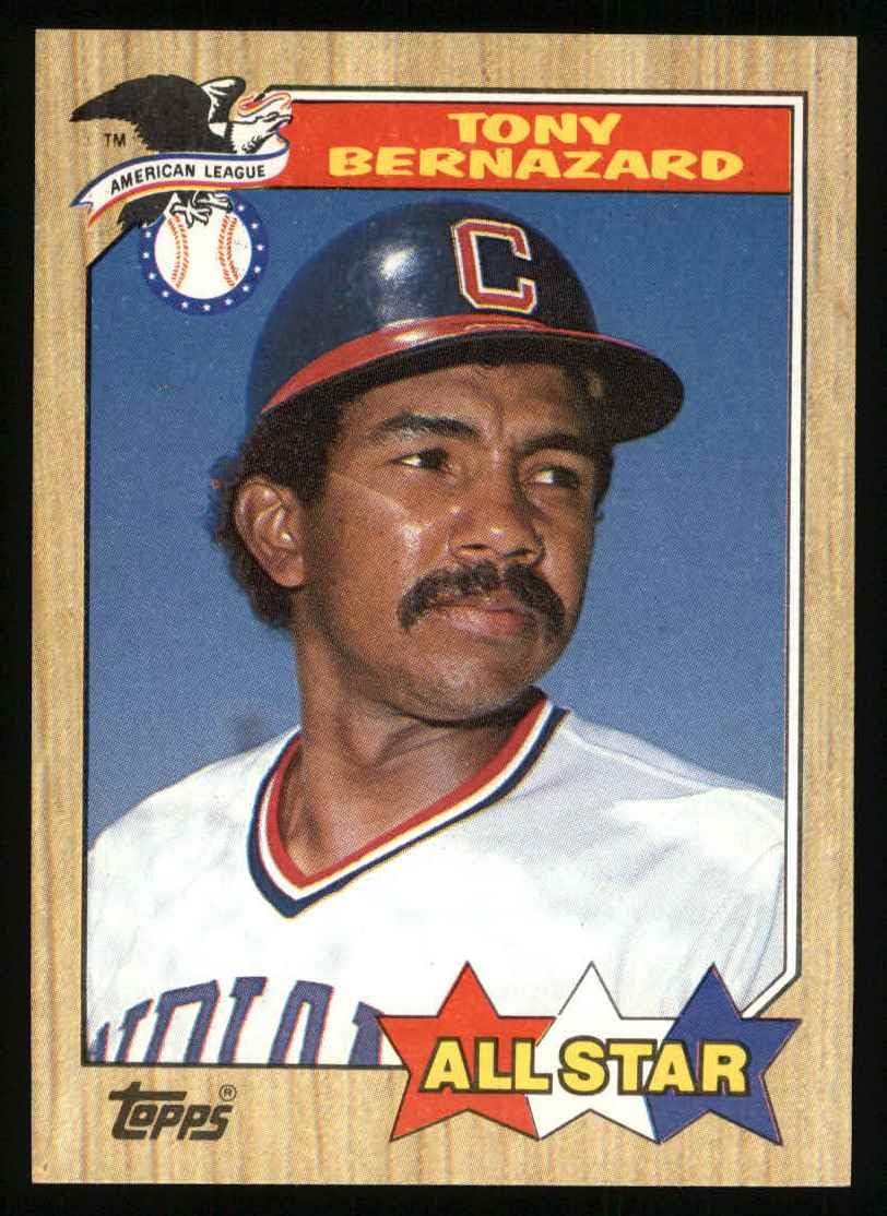 Amazon.com: 1987 Topps #607 All-Star Tony Bernazard Cleveland