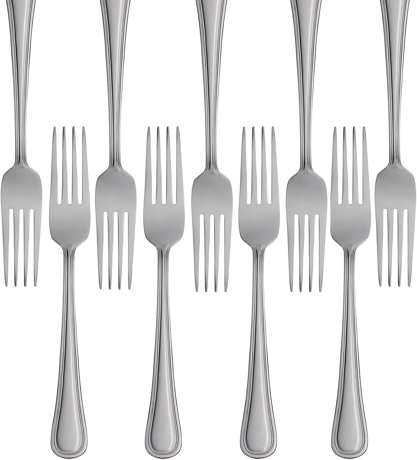 9 Pack Dinner Forks, Stainless Steel Forks, Silverware Forks