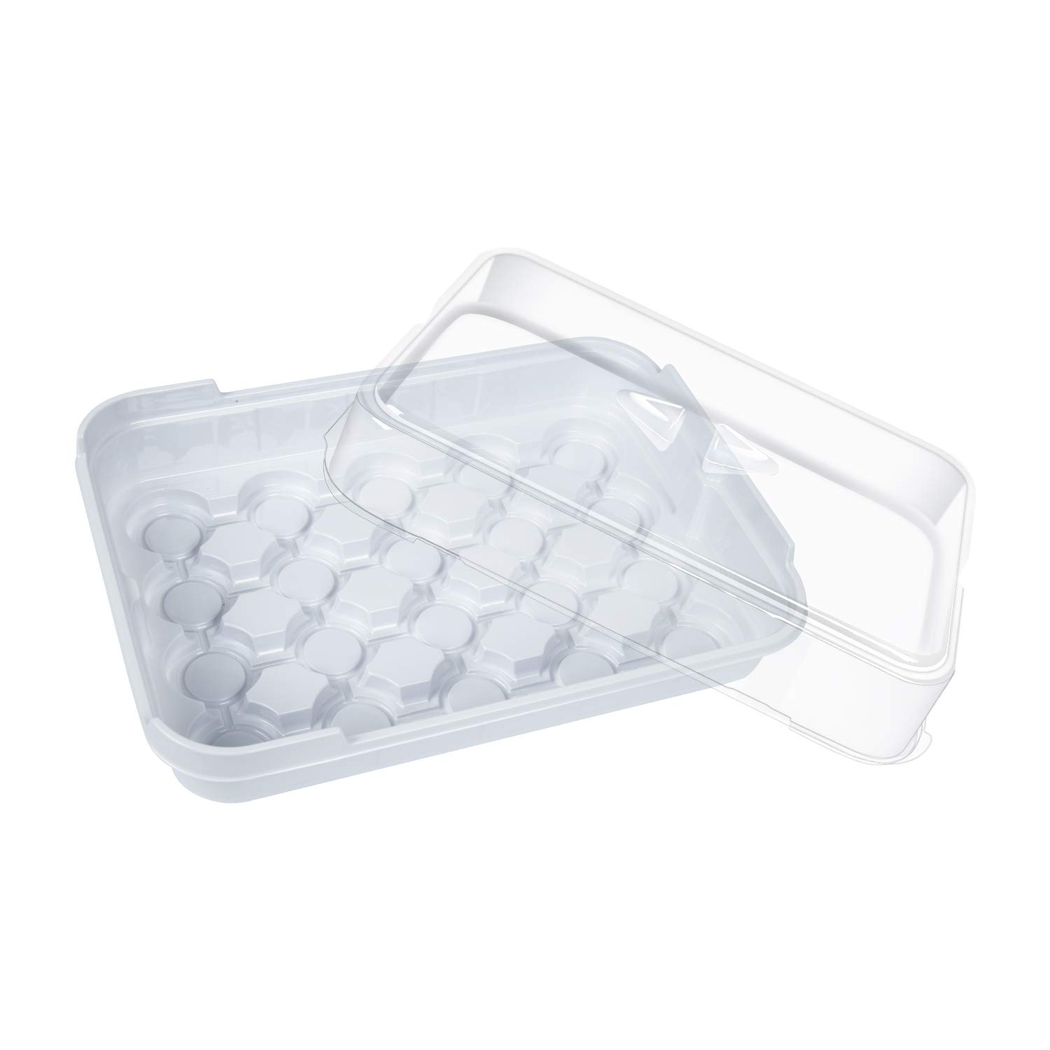 MIXC Seed Starting Kit Greenhouse Trays Sarting Grow kit with Cover and Dome Adjustable Humidity for Jiffy 36mm Peat Pellets(not Included), 3-Pack White