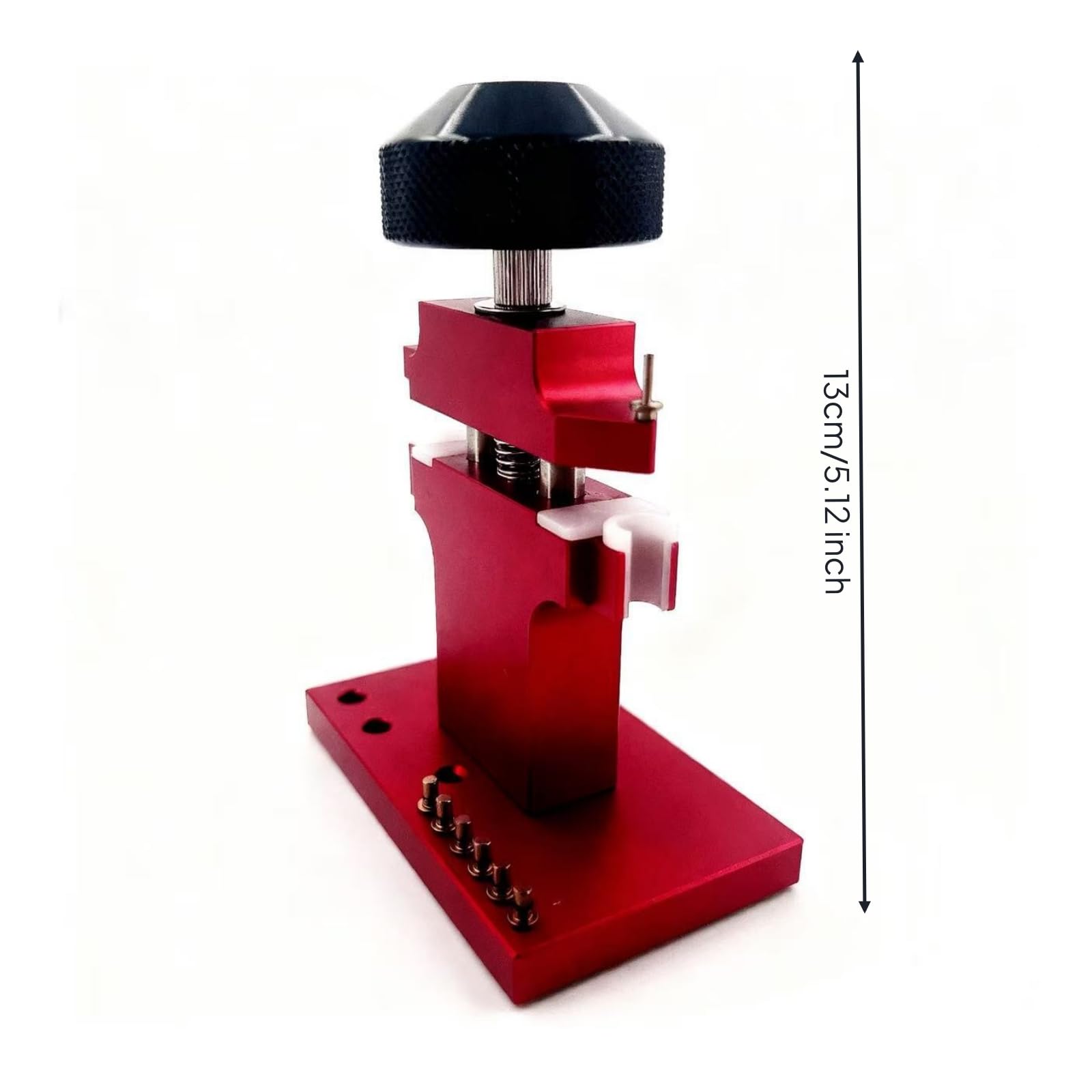 jeción Manual Relojero con Husillo Profesional, Compacto, Herramienta para Reparar Relojes, Relojeros