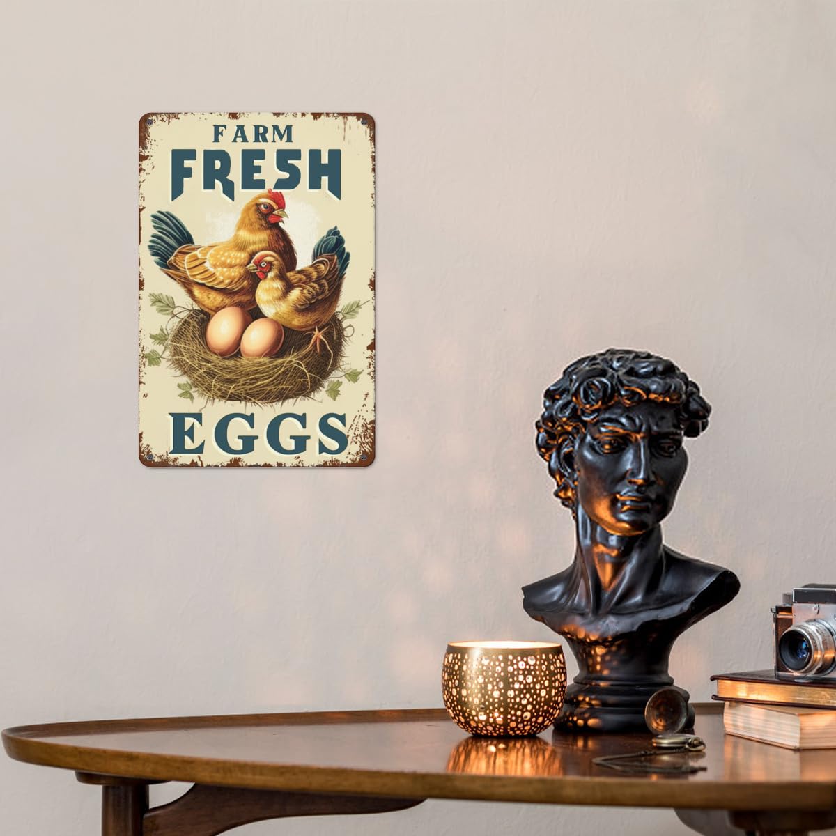 farm fresh eggs, chickens nest, 7.87x11.81IN - Image 3