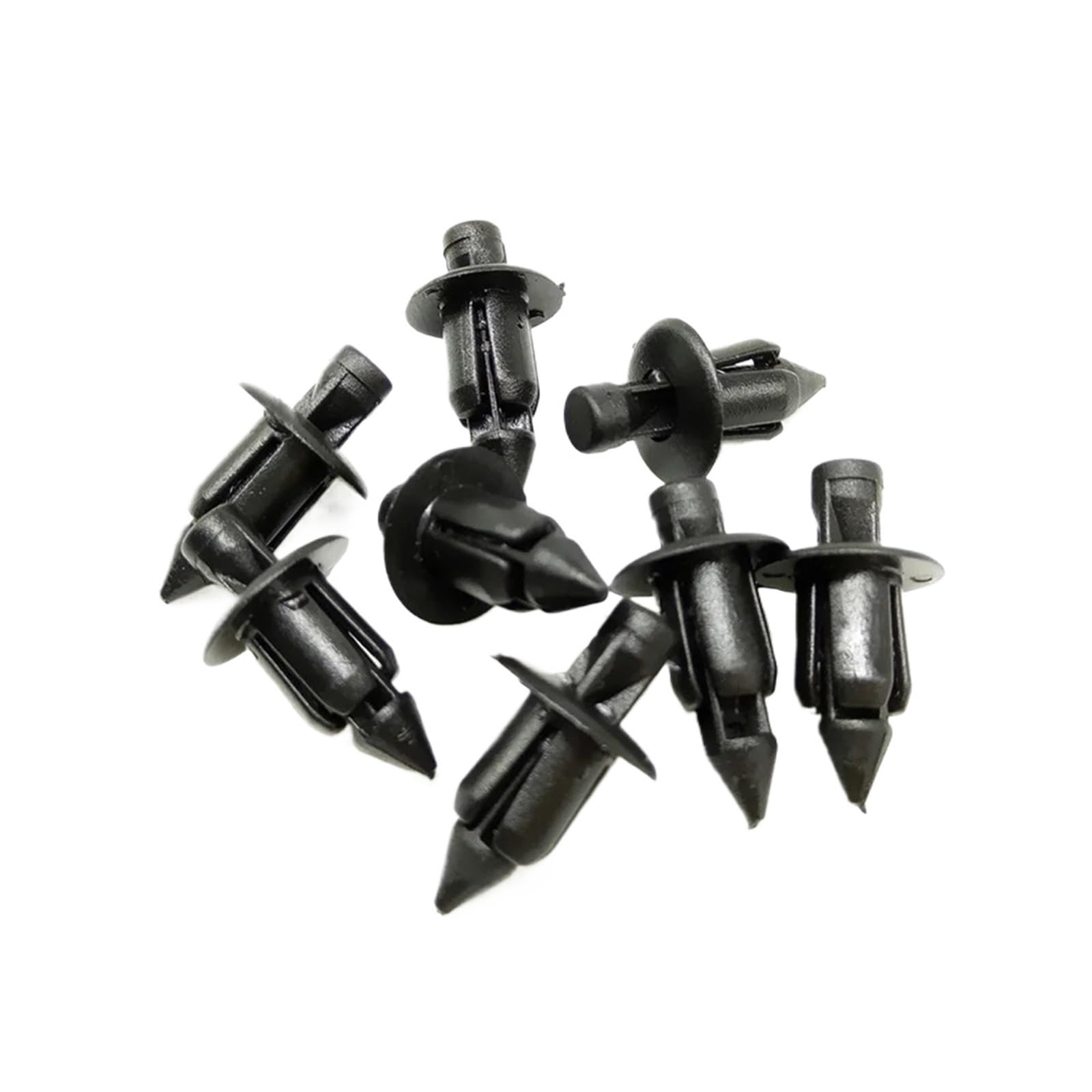 KXFVYNE 100pcs 6mm Hole Dia ATV Plastic Push in Type Rivets Fastener Pin Clips Fairing Compatible GSXR 1300 1000 750 600