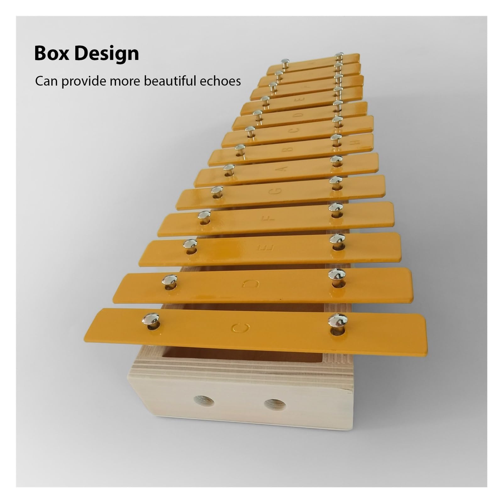 Xilofono Xilofono color legno con 13 note | Glockenspiel classico