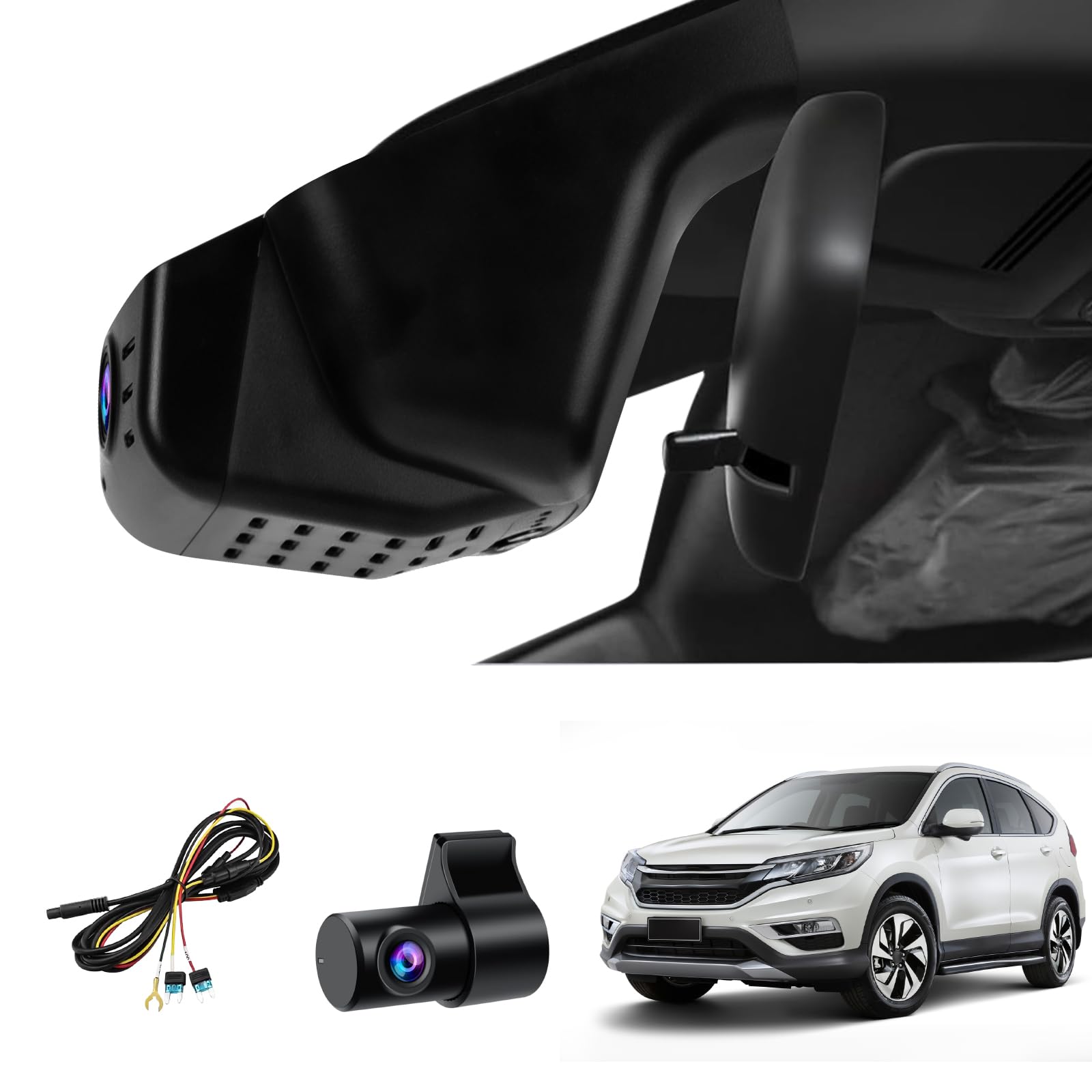 Front 4K Rear 1080P Dash Cam for Honda CRV 2023 2024 2025 2026 Sport Touring EX EX-L Hybrid