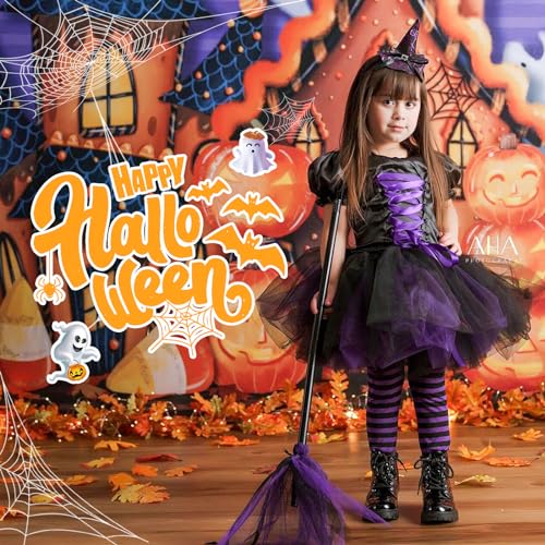 American Trends Tights for Toddler Girls Halloween Stripped Leggings Baby Cable Knit Tights3