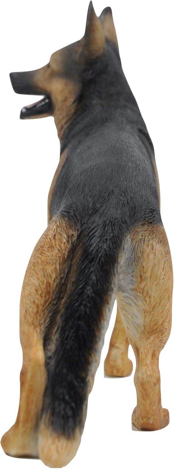 Comfy Hour Doggyland Collection, Miniature Dog Collectibles 7” Standing German Shepherd Wolf Figurine, Realistic Lifelike Animal Statue Home Decoration, Polyresin - Image 5
