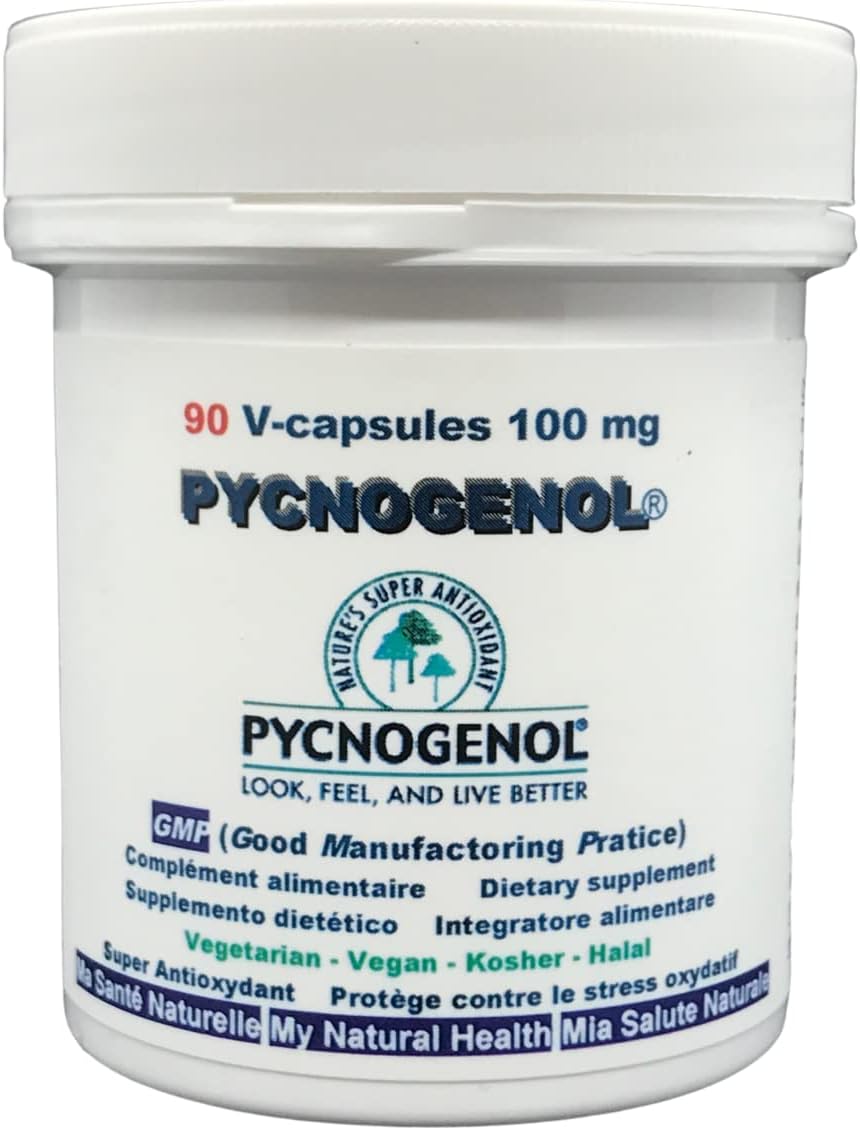 PYCNOGENOL® 90 Vegan 100 mg Super Antioxidant Capsules Laboratory
