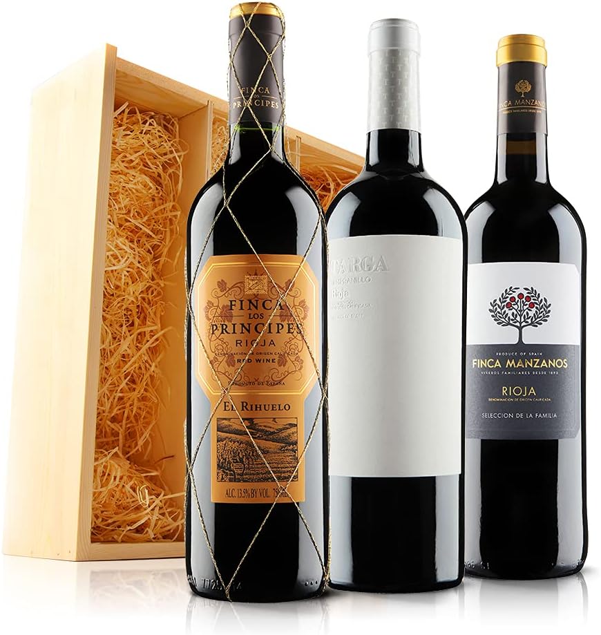 Virgin Wines Premium Rioja Red Wine Trio in Wooden Gift Box 3